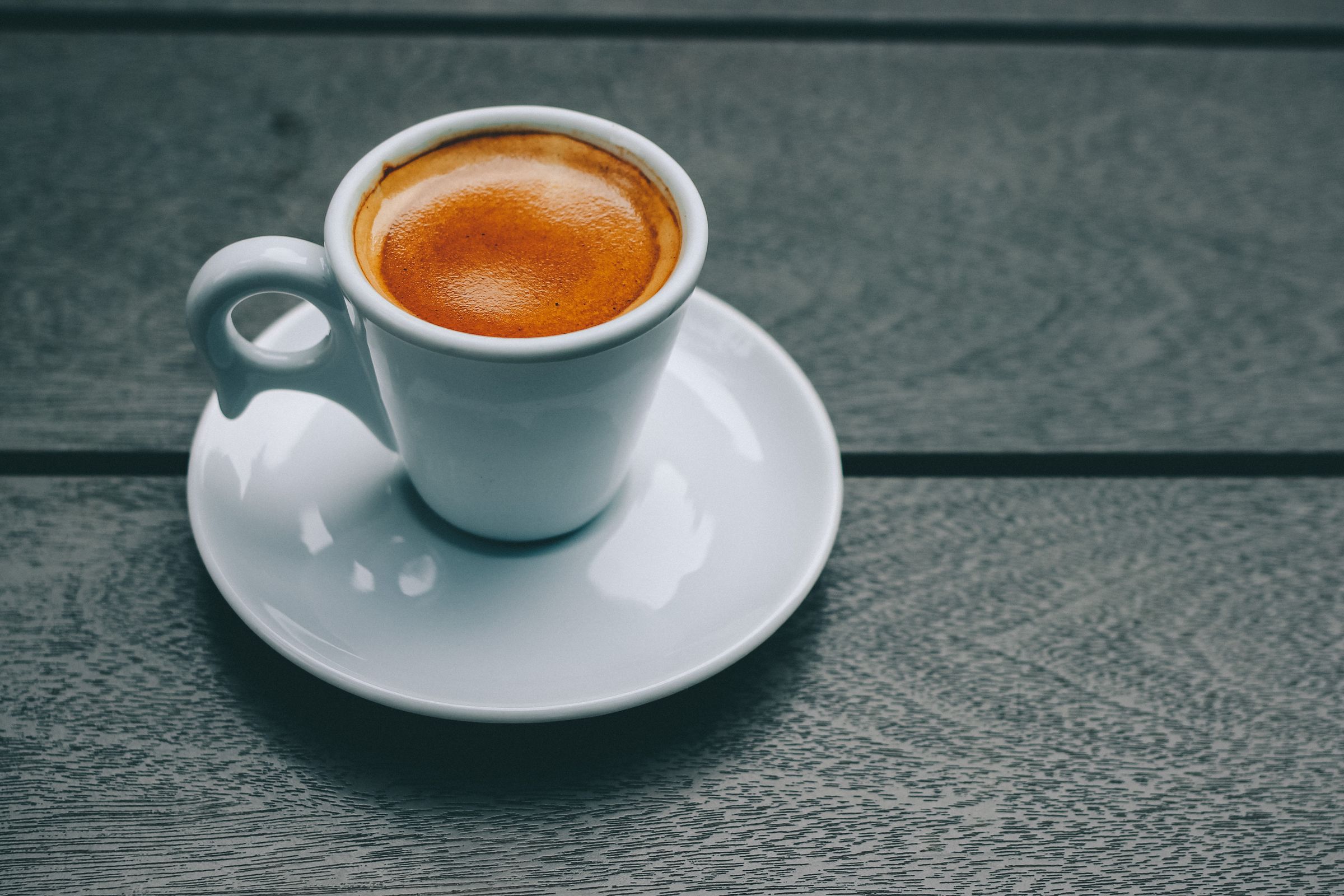 Expresso en tasse de porcelaine